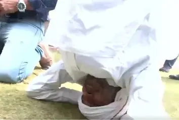 Congress MLA's Unconventional Headstand Protest at MP Assembly