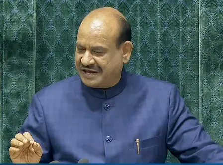 Congress Members Support No-Confidence Motion Against Speaker Om Birla