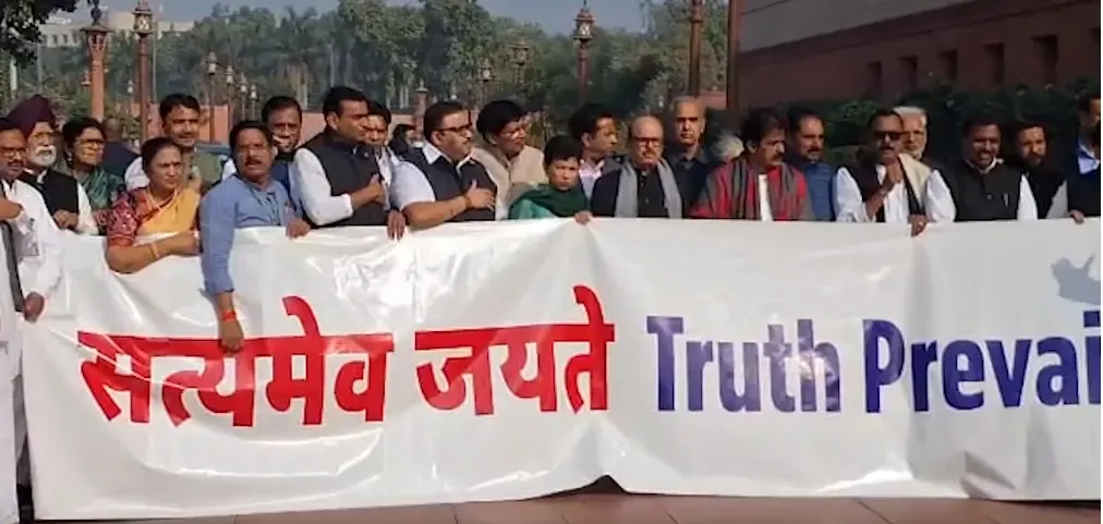 Why Are Congress MPs Protesting on Parliament Grounds Over the National Herald Case?