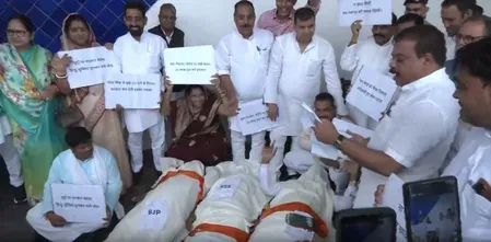 Congress stages UCC protest in MP Assembly, slams govt on farmers and jobs