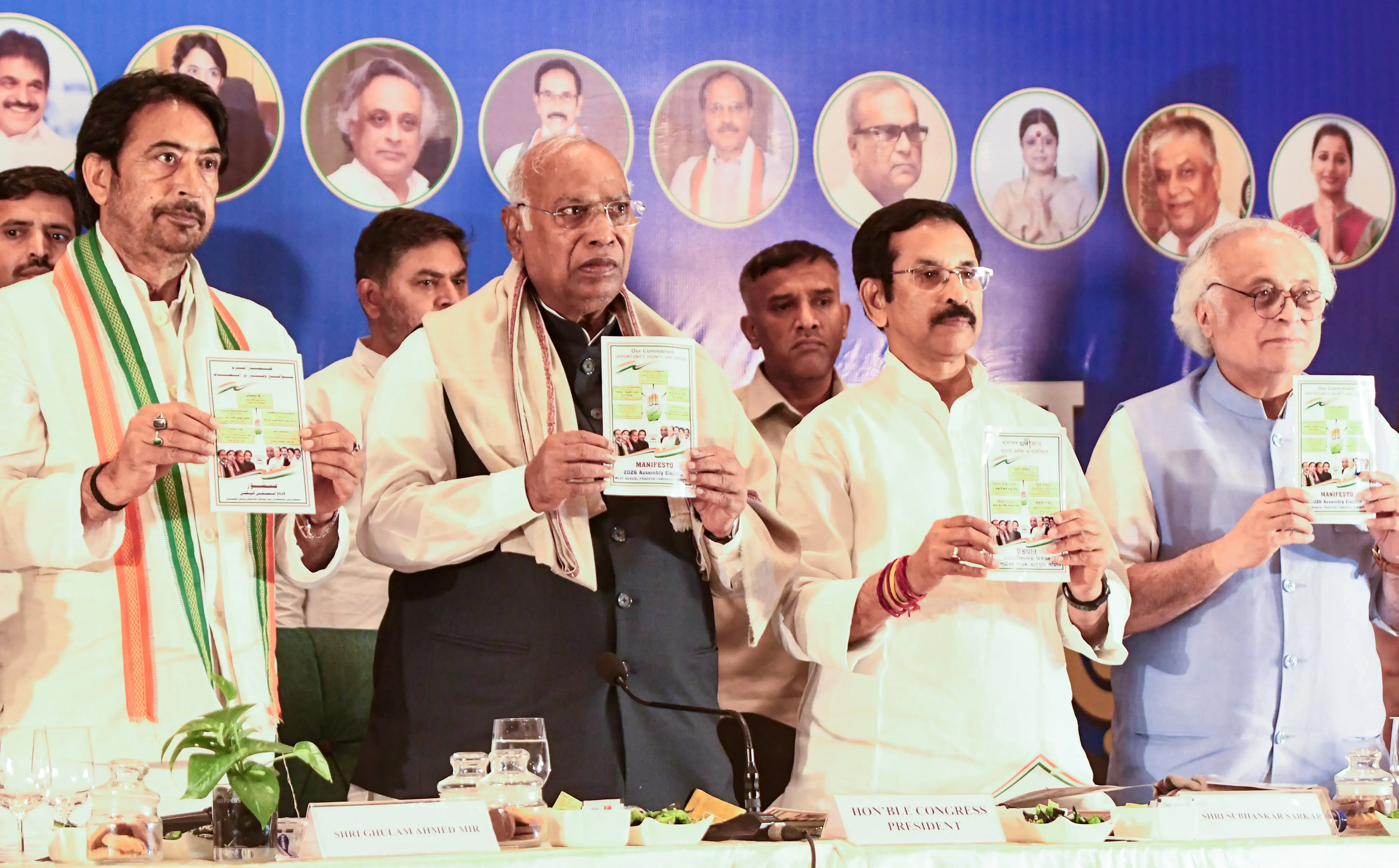 Congress Launches Economic-Focused Manifesto for Bengal Elections