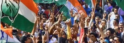 Massive Congress Protest in MP Over Wheat Procurement Delays