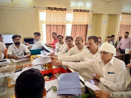 Datia bypoll: Congress's Ghanshyam Singh files nomination, bets on BJP dissent over Narottam Mishra