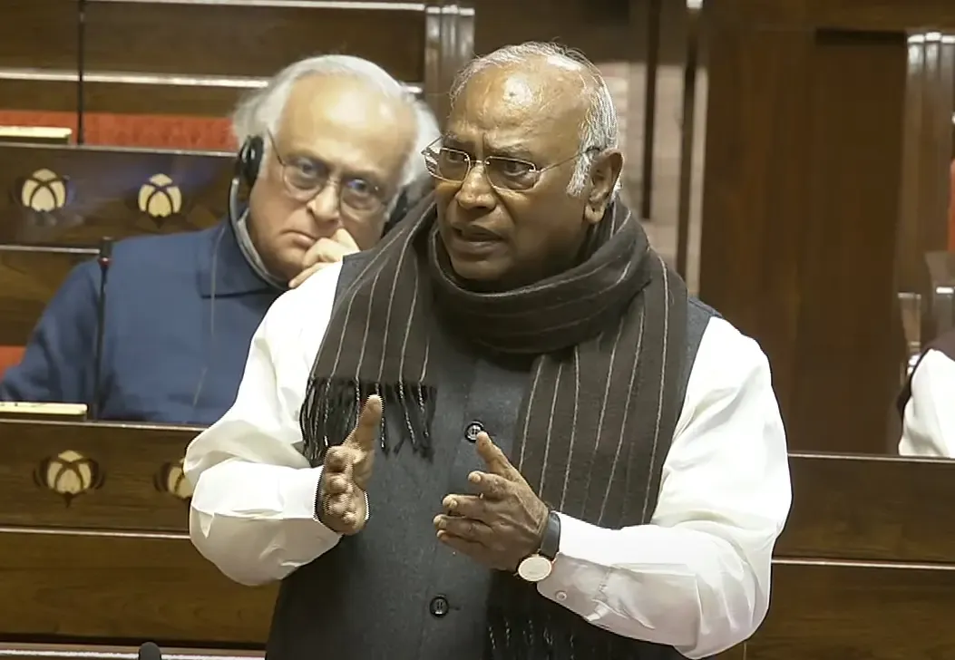 Constitution Discussion in Rajya Sabha: Kharge Critiques Hate Politics by Ruling Party