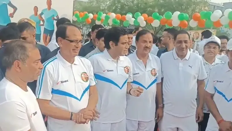 Are Continuous Polls Hindering a Viksit Bharat? Shivraj Singh Chouhan at 'One Nation, One Election' Run in Noida