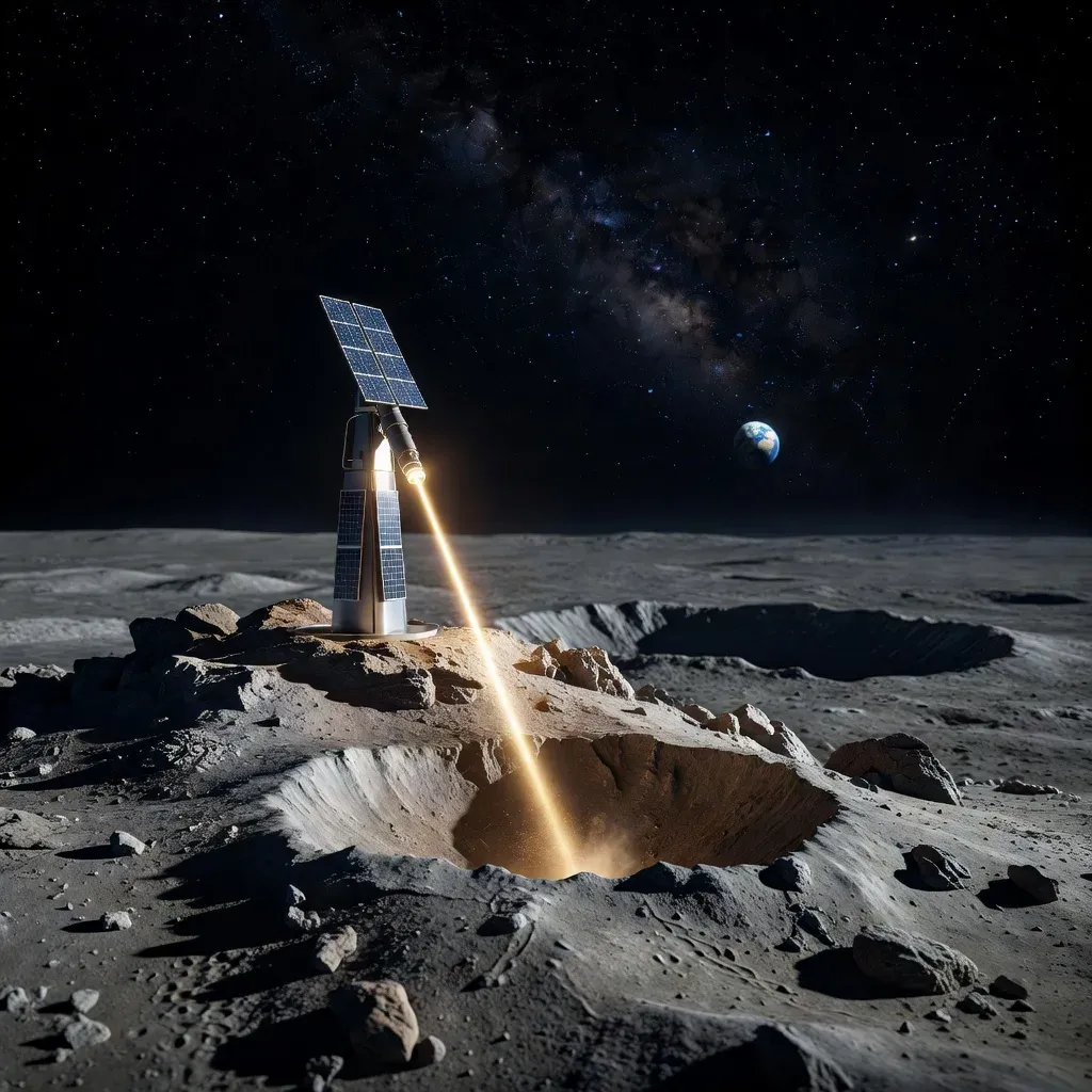 China scientists propose lunar laser grid to power moon south pole rovers
