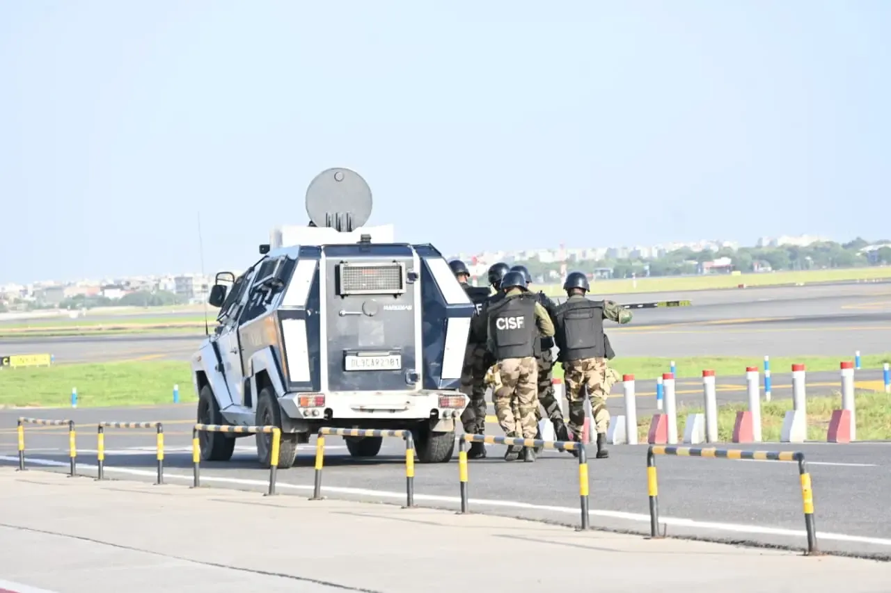 What Happened During the Counter-terrorist Mock Exercise at Delhi Airport?