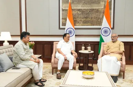 River interlinking projects: Paatil briefs VP Radhakrishnan, invites him to Water Week 2026