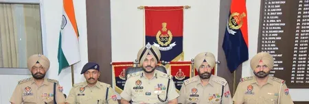 Cross-border terror plot busted in Amritsar; grenade, Glock pistol seized