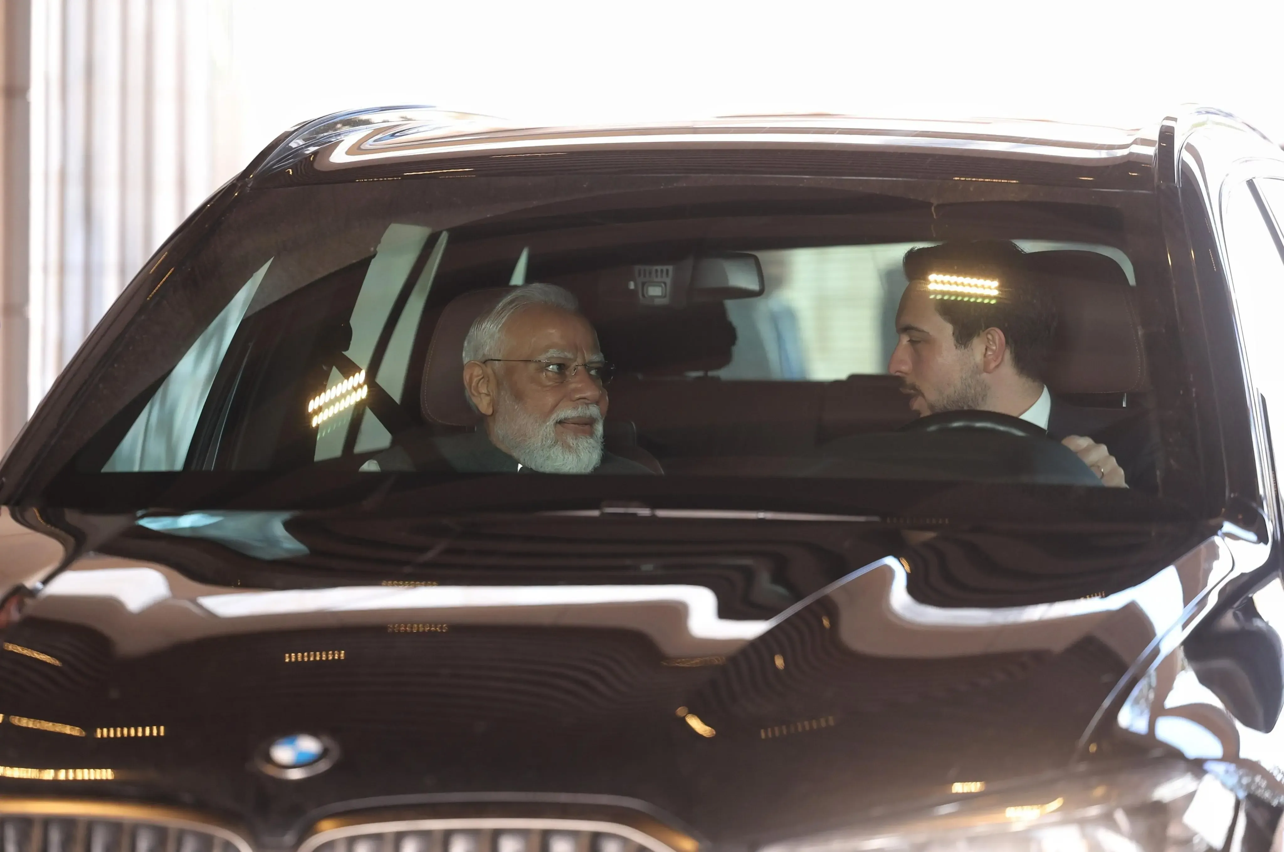 Did Crown Prince Al Hussein Bin Abdullah II Drive PM Modi to The Jordan Museum?