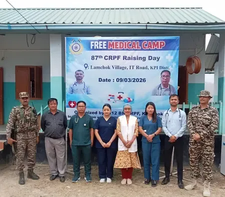 सीआरपीएफ के स्थापना दिवस पर मणिपुर में मुफ्त मेडिकल कैंप का आयोजन, बीजापुर में रक्तदान शिविर आयोजित