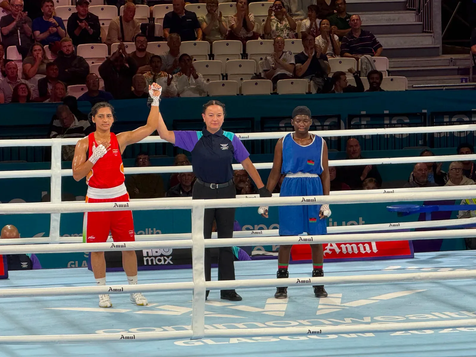 CWG 2026: Preeti storms into 54kg boxing quarterfinals with RSC win in Glasgow