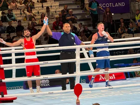 CWG 2026: Sachin beats England's Hewitt 4-1 to reach 60kg quarterfinals