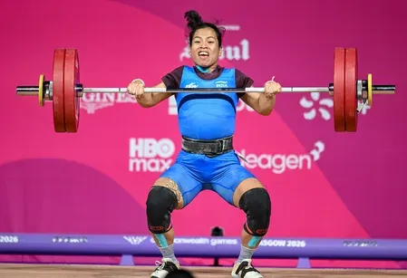 CWG 2026: Nirupama Devi DNF in 63kg as Maude Charron sets Games record