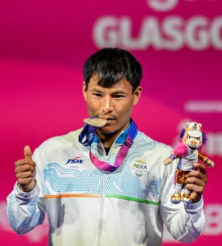 CWG 2026: Rishikanta Singh wins weightlifting silver with Games record snatch