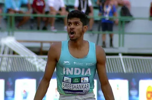 Sreeshankar leaps to 8.09m silver at CWG 2026 men's long jump