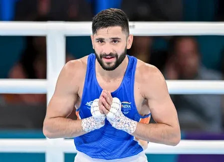 CWG 2026: Sachin Siwach's 5-0 win books India boxing semifinal spot