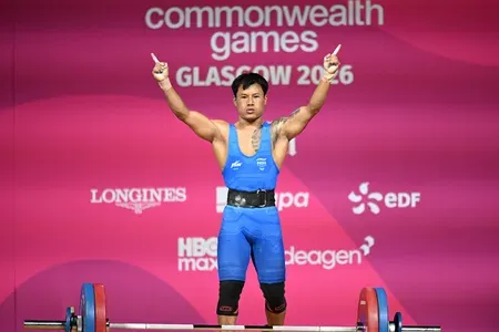CWG 2026: Rishikanta Singh Chanambam wins silver in men's 60kg weightlifting