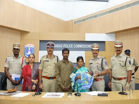 Cyberabad police rescue kidnapped infant sold for ₹1.5 lakh to Kolkata woman