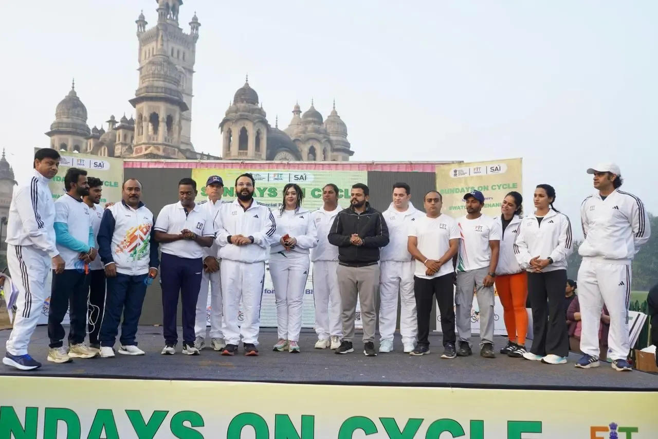 Is Cycling the Key to Fitness? Insights from Former Indian Cricketer Rajesh Chauhan as Vadodara Hosts the 55th Edition of Fit India Sundays