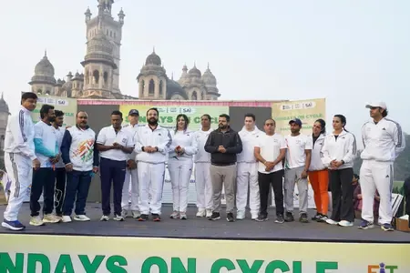Cycling is the best way to get fit, says former India cricketer Rajesh Chauhan as Vadodara leads nationwide 55th edition of Fit India Sundays