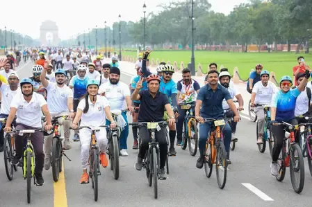 साइक्लिंग से फिटनेस और आत्मनिर्भरता का संदेश, देशभर में चला 'संडे ऑन साइकिल' अभियान