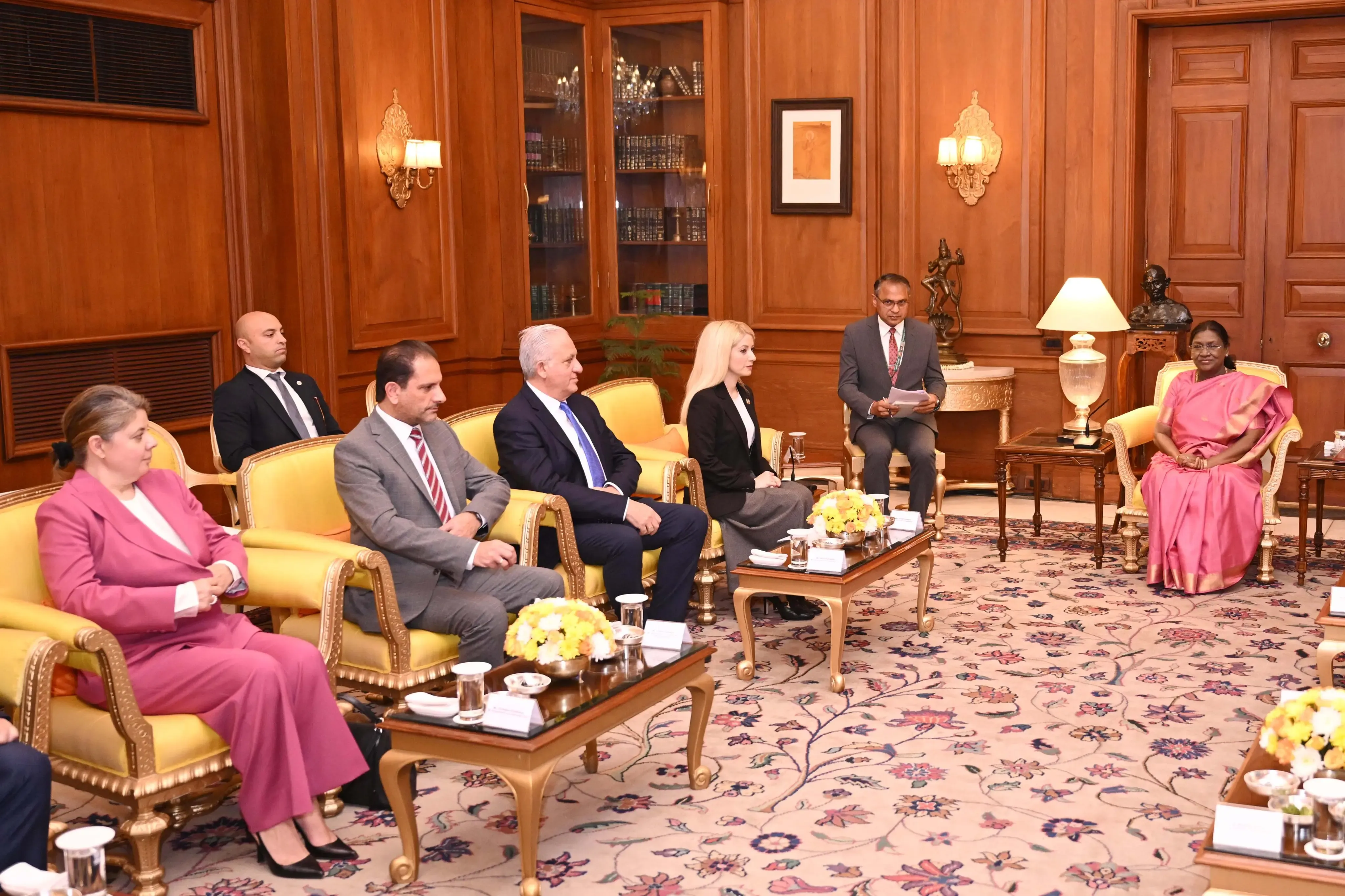 What Did the Cyprus Parliamentary Delegation Discuss with President Droupadi Murmu?