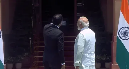 Cyprus President Christodoulides takes selfie with PM Modi in New Delhi