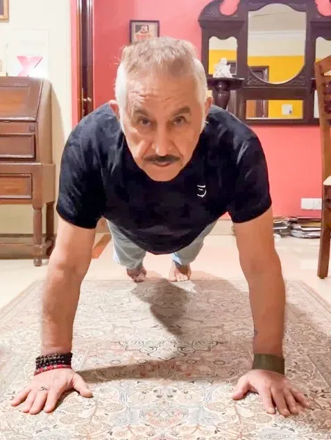 Dalip Tahil at 73: push-ups, river rafting and a fitness mantra