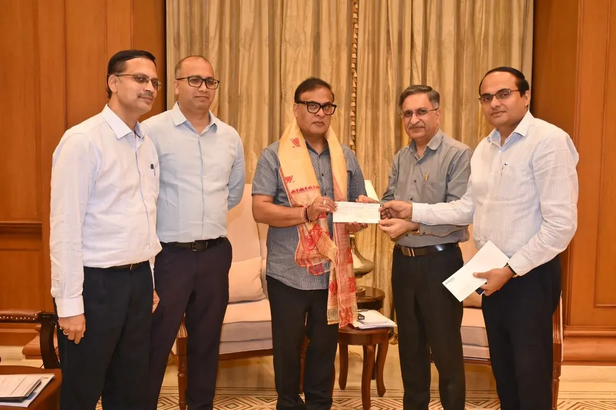 Dalmia Cement donates ₹3 crore to Assam CM Relief Fund