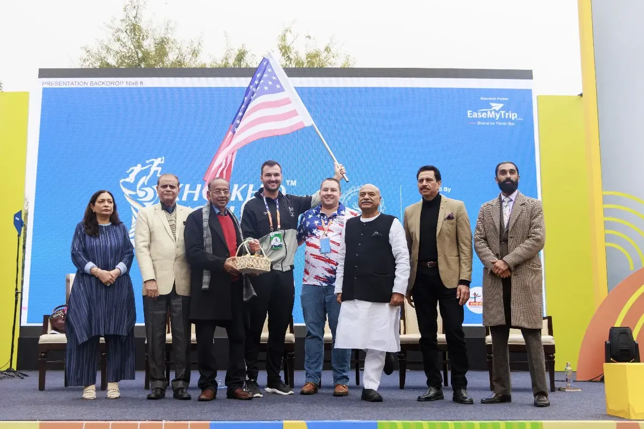 Music, Dance, and War Cries: A Grand Welcome for Foreign Participants at Kho Kho