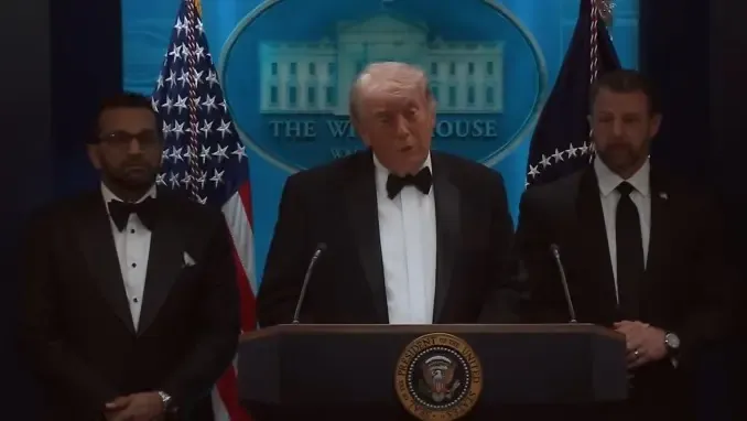 Trump: Presidency a 'Dangerous Profession' After White House Shooting Scare