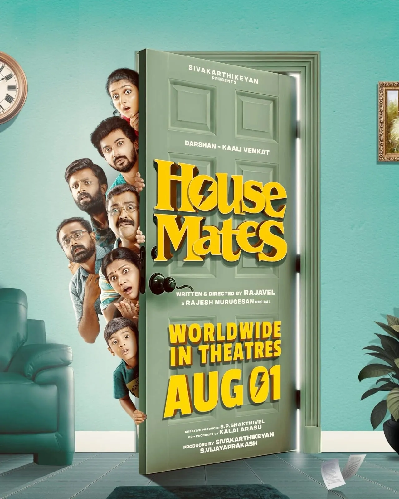 Will Darshan and Kaali Venkat's ‘House Mates’ Entertain Audiences Starting August 1?