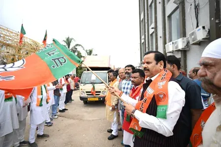 Datia bypoll: BJP flags off 15 campaign vehicles, launches booth-level drive ahead of July 30 vote