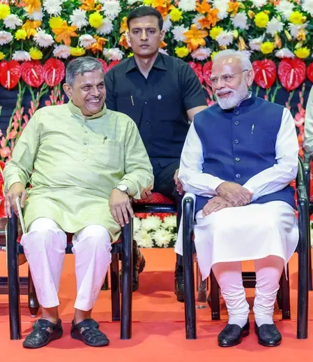 RSS Chief Hosabale Proudly Affirms Modi's Deep Sangh Roots at Hudson Institute