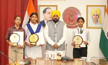 Punjab CM Celebrates Daughters from Ordinary Families Leading Class VIII Merit List