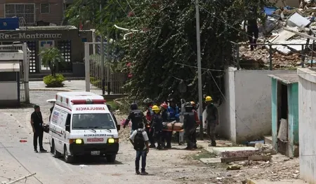 Venezuela earthquakes death toll hits 235 after twin 7.5 and 7.2 strikes