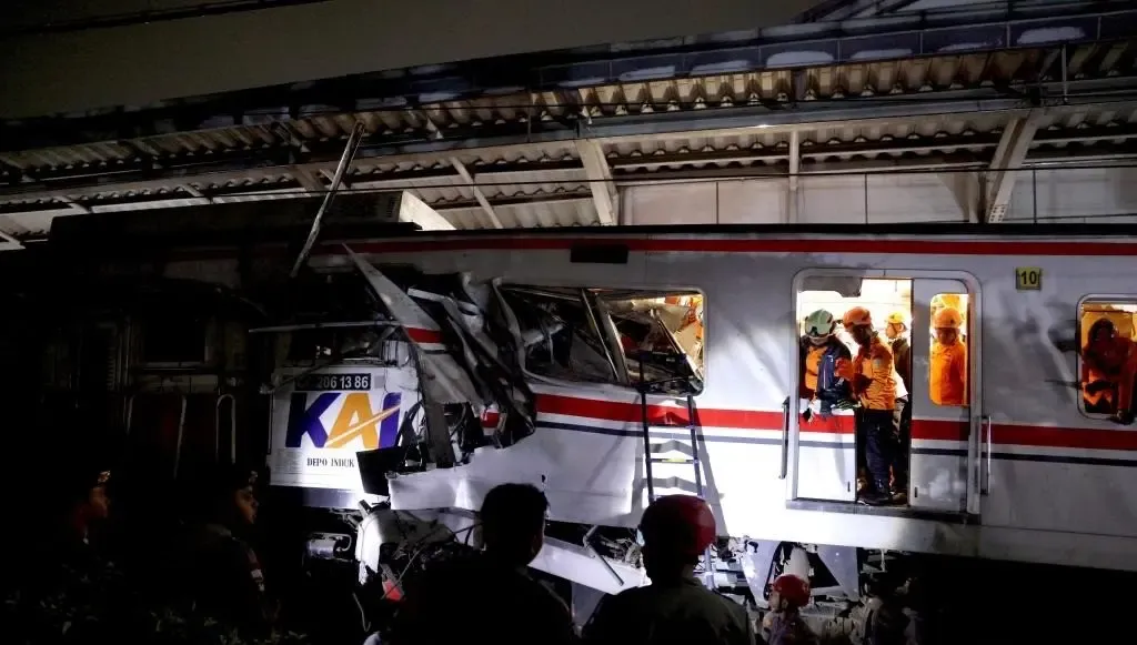 Indonesia train collision death toll rises to 14 in Bekasi, West Java