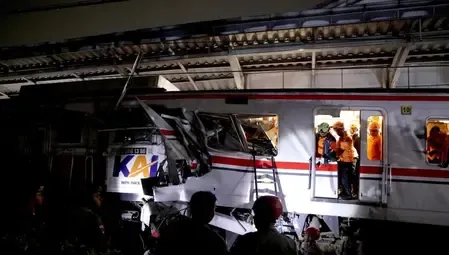 Indonesia train collision death toll rises to 14 in Bekasi, West Java