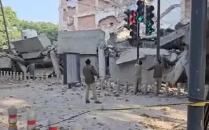 Building Deemed 'Unsafe' Near DC's Office in Chandigarh Collapses
