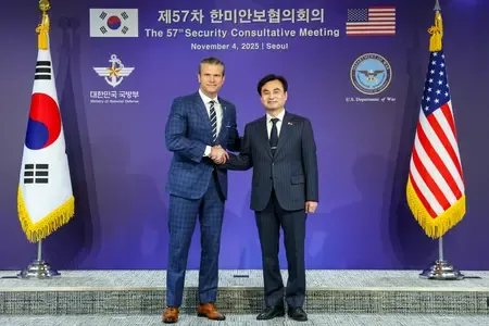 South Korea, US defence chiefs meet in Washington on OPCON transfer and nuclear submarines