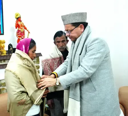 क्या मुख्यमंत्री पुष्कर सिंह धामी ने अंकिता भंडारी के माता-पिता से मुलाकात की?