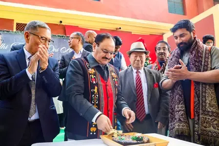 क्या नड्डा ने क्रिश्चियन हायर सेकेंडरी स्कूल में क्रिसमस कार्यक्रम में ईसाई समुदाय को शुभकामनाएं दी?