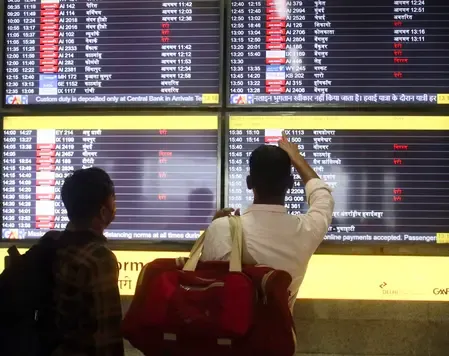 What Caused the Disruption of Flight Operations at Delhi Airport?