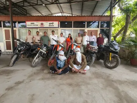 दिल्ली: ऑटो-लिफ्टर गैंग का भंडाफोड़, चोरी की 6 बाइक के साथ दो गिरफ्तार