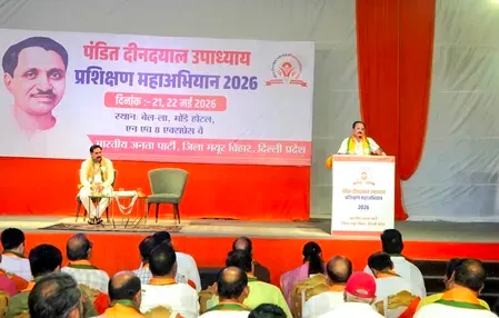 Delhi BJP chief Sachdeva, CM Rekha Gupta laud workers at East Delhi training camps