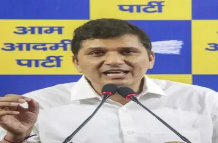 Did Delhi BJP Criticize AAP Leader Saurabh Bharadwaj for Burning a Newspaper?