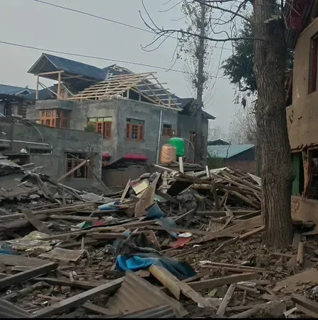 What led to the demolition of Dr Umar's house in Pulwama?