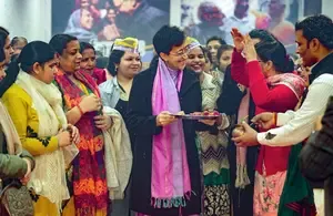 Atishi, Delhi CM, Visits Kalkaji Temple Prior to Nomination Submission