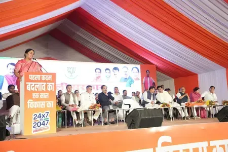 Delhi CM Rekha Gupta Celebrates Government's Year of Achievements